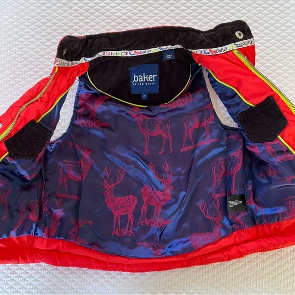 Baker by Ted Baker Orange Red Puffer Vest • 2Y - Picture 5 of 8